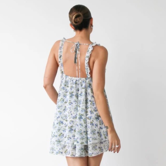 Rumored Secret Garden Floral Mini Dress - Picture 8 of 9